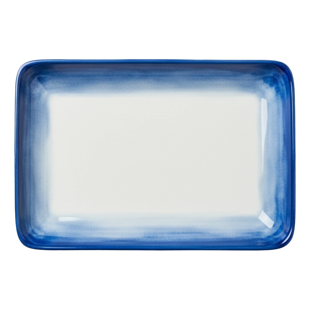 Colored Rim Platters & Trays