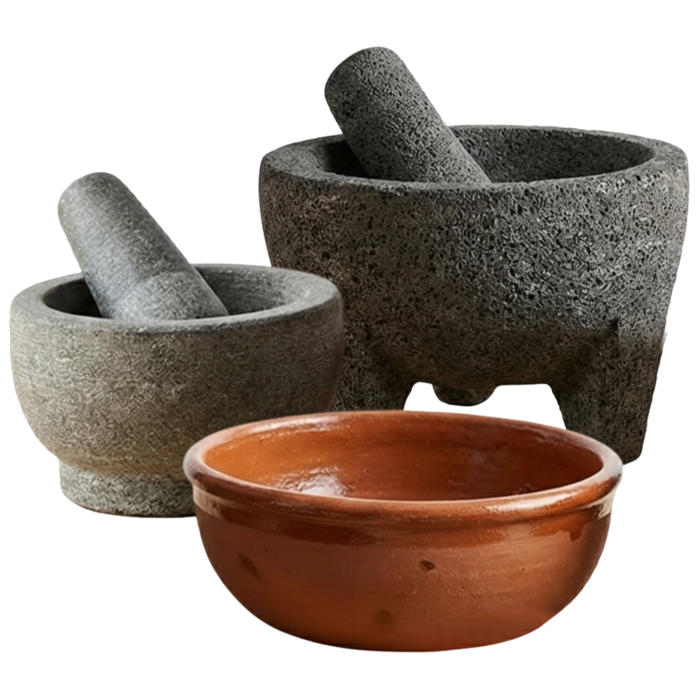 Molcajete & Salsa Bowl