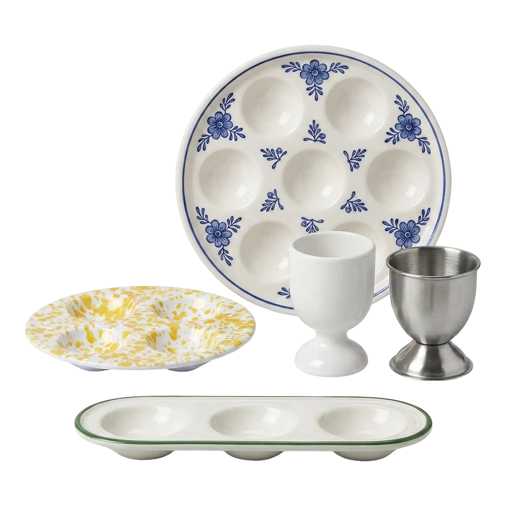 Egg Plate & Egg Cups