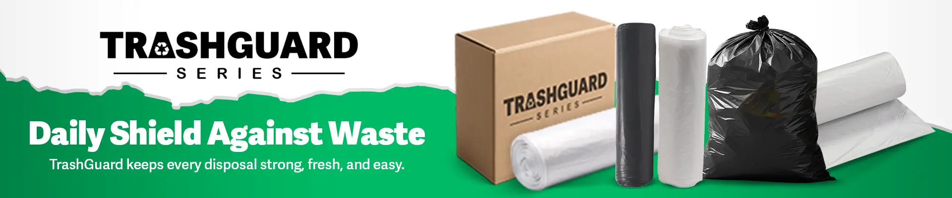 TrashGuard Series brand banner