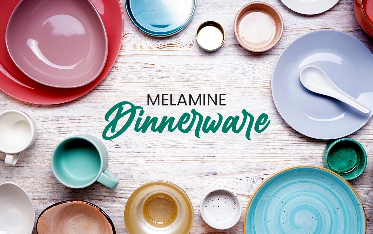 image of melamine dinnerware
