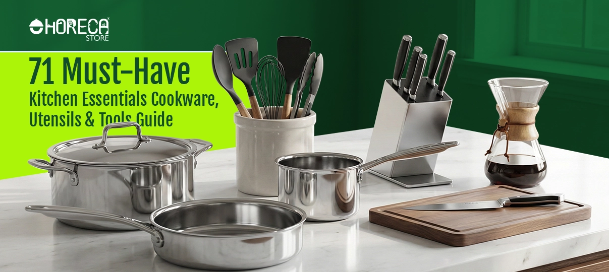 "71 Must-Have Kitchen Essentials Cookware, Utensils & Tools Guide"