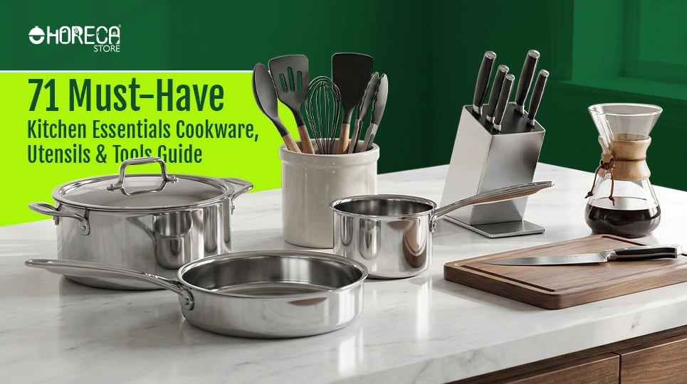 "71 Must-Have Kitchen Essentials Cookware, Utensils & Tools Guide"