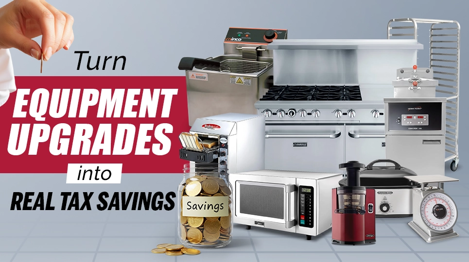 Cut Taxes with Smart Restaurant Equipment Upgrades