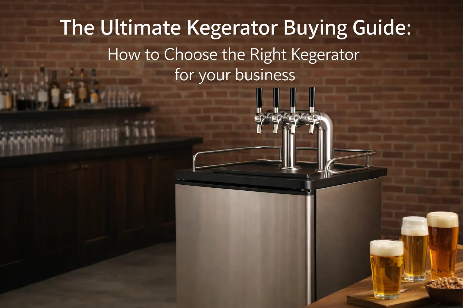 The Ultimate Kegerator Buying Guide: How to Choose the Right Kegerator for your business