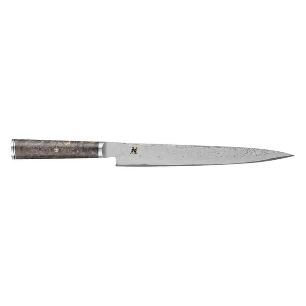 Miyabi 1019508 9.5" Maple Slicing/Carving Knife with Brown & Black Handle