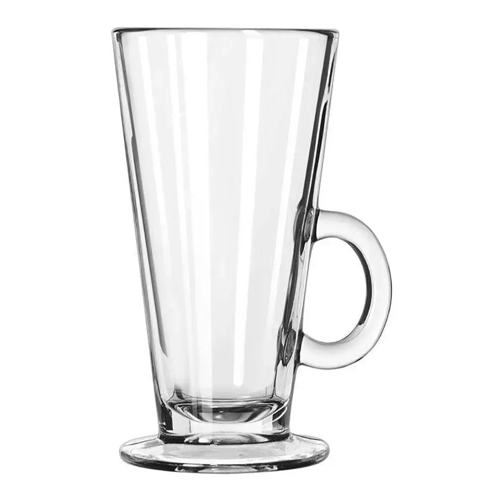 Catalina Irish coffee mug by Libbey, round and elegant, great for stylish hot beverage service in a restaurant or hotel lounge setting.