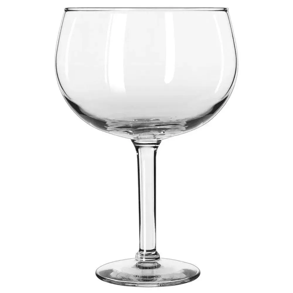 Large stemmed margarita glass from Libbey, ideal for restaurant happy hours and hotel bars, great for blended or frozen cocktail presentations.