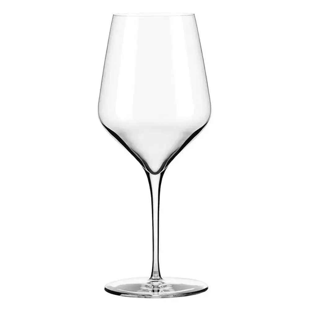 Customizable wine glass from Libbey with a versatile silhouette for reds or whites, perfect for tastings, wine flights, or happy hour events.