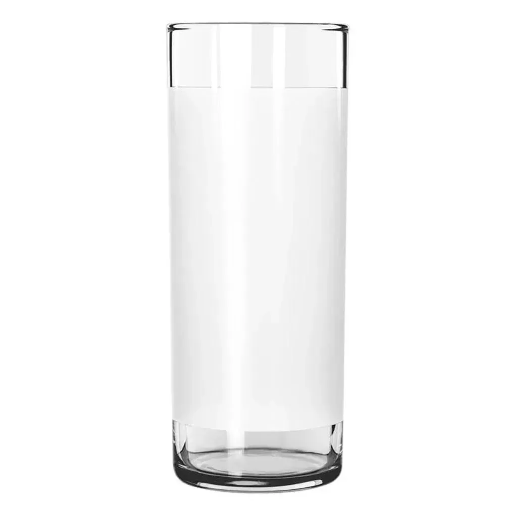 Straight sided frosted zombie glass from Libbey with a sturdy form and frosted finish, perfect for colorful tropical cocktails and mocktails.