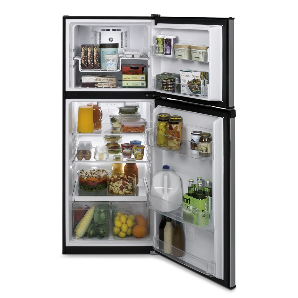 GE GPE12FSKSB 24" Top Freezer Refrigerator, 11.6 Cu. Ft., Stainless Steel