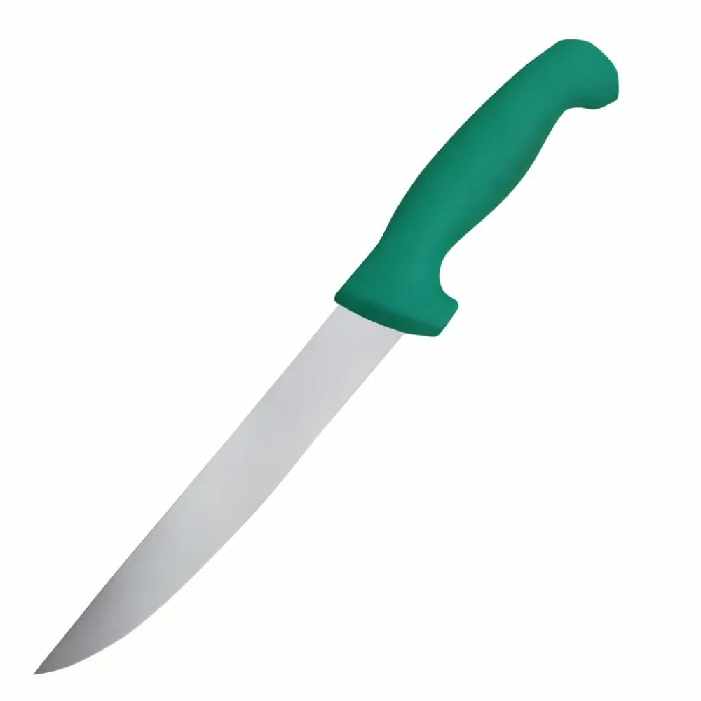 ChefCraft Series 6" Straight Boning Knife with Green Handle