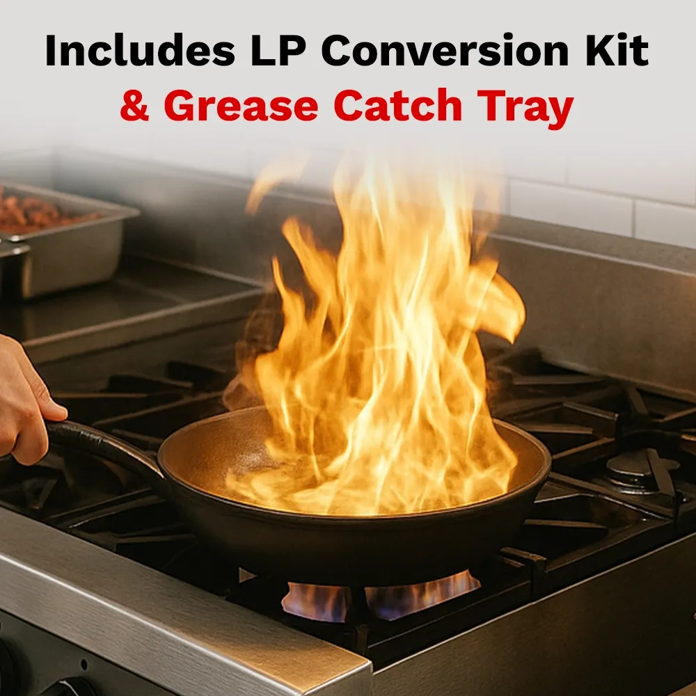 BakeMax Four-burner gas hotplate, compact countertop design built for quick, controlled heating in commercial kitchens with heavy-duty construction.