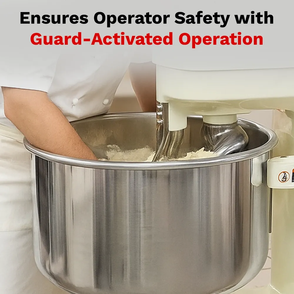 BakeMax spiral dough mixer designed for small batches in tight spaces, ideal for cafés, restaurants, or startups needing quality dough kneading.