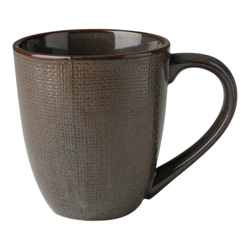 Yanco China brown cowboy-style coffee or tea mug with sturdy handle, smooth glaze, and classic shape, perfect for warm beverage service.
