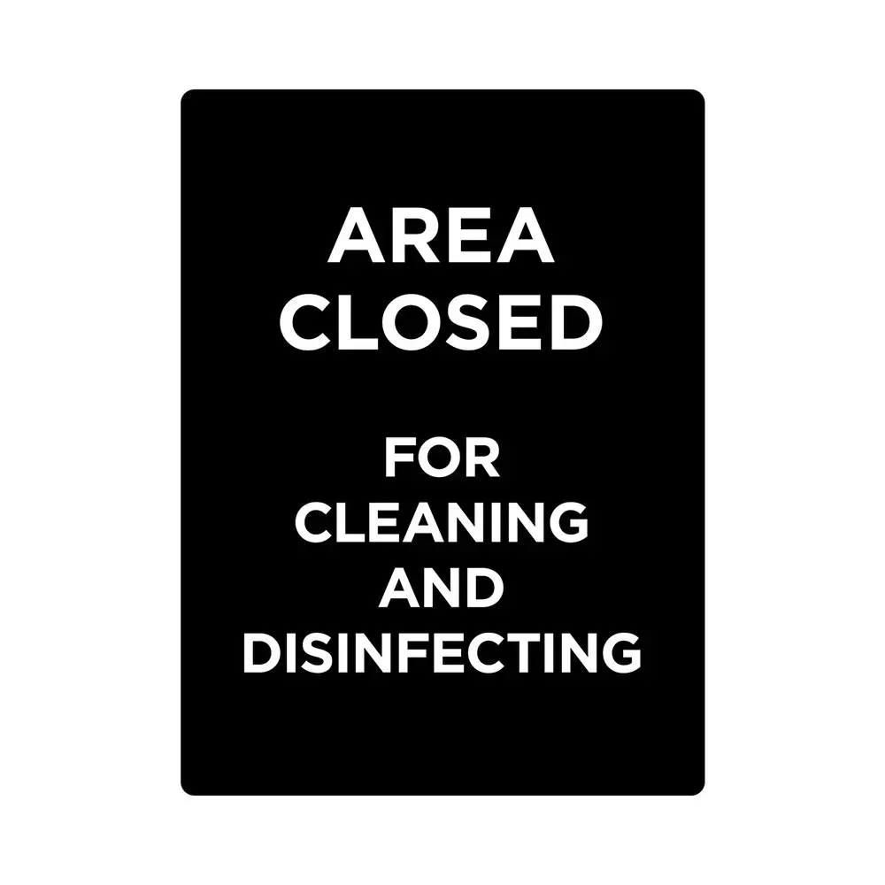 CAC China CCSN-CL7 Sign Stanchion, AREA CLOSED