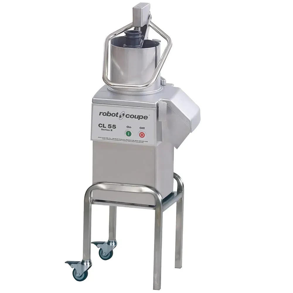 Robot Coupe powerful stainless steel food processor with full moon pusher and no discs, perfect for busy hotel and restaurant kitchens every day.