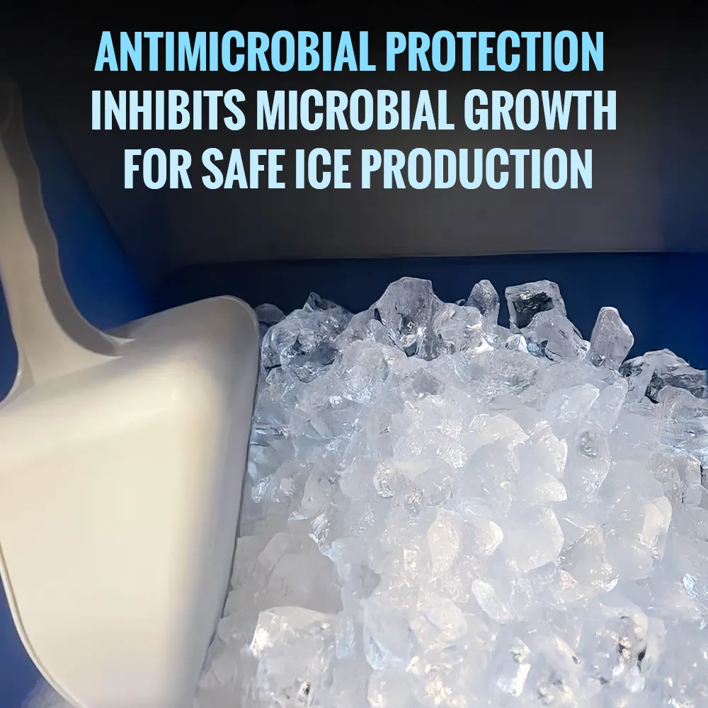 Ice-O-Matic air cooled pearl nugget ice machine head without storage bin, engineered for reliable ice production in bars and cafes.