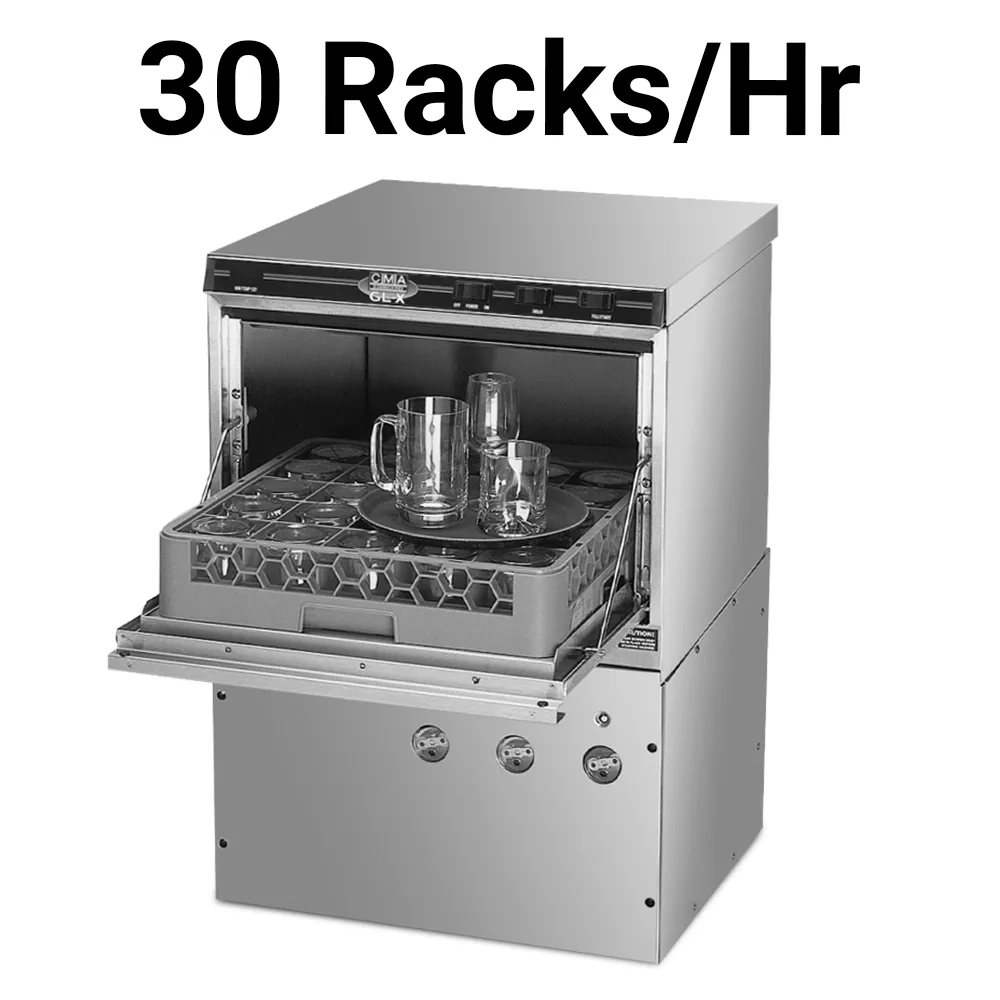 Low-temp CMA undercounter glasswasher for cafes and small restaurantscompact and quiet, it ensures crystal-clear results during peak service hours.