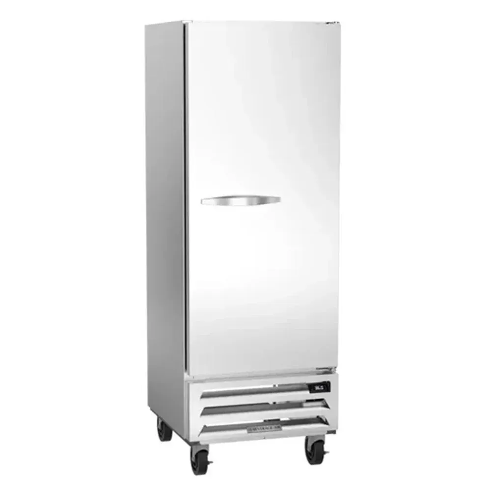 Beverage-Air undercounter solid door reach-in refrigerator with LED lighting delivers dependable cooling and space-saving convenience for busy cafes.