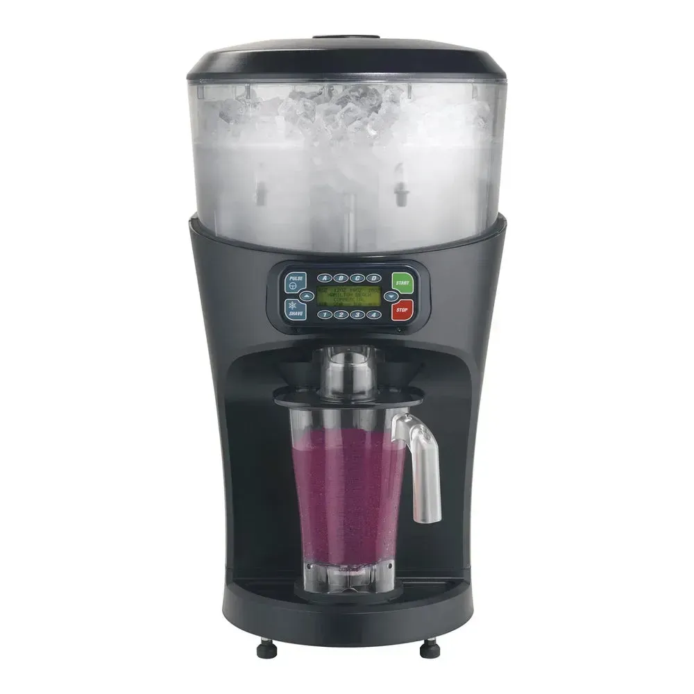 Revolution Hamilton Beach ice shaver blender delivers powerful frozen drink results with generous capacity jar and robust motor for busy bar service.