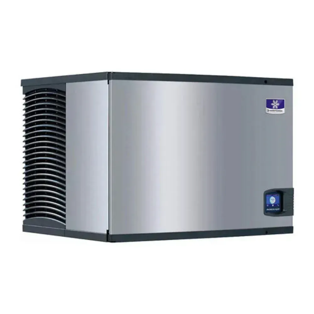 Thirty-inch water-cooled full-size cube Manitowoc ice machine engineered for energy efficiency, suited for smaller foodservice environments.