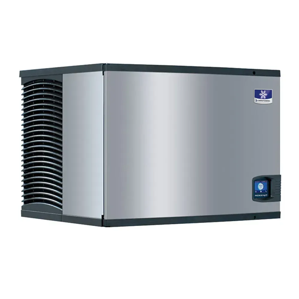 Manitowoc air-cooled cube ice head with modular stainless steel frame,high-efficiency evaporator,no bin, built for consistent daily ice production.