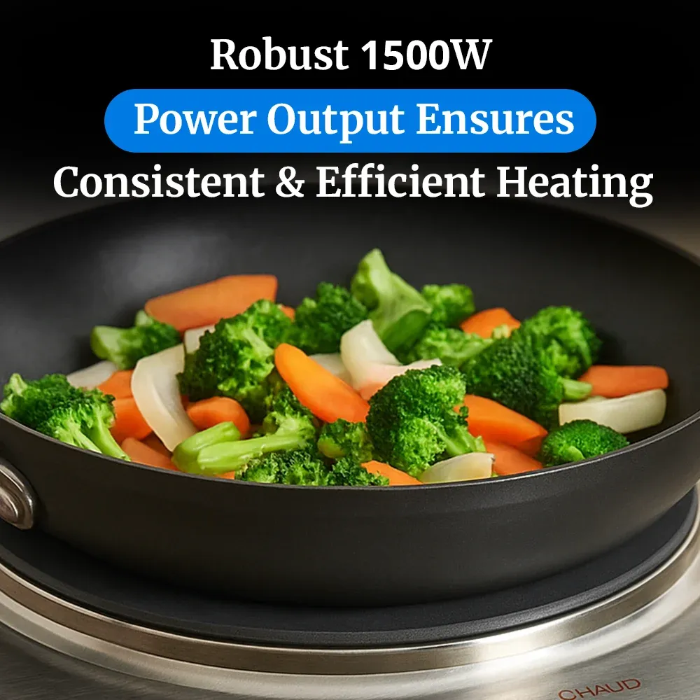 Cadco sleek stainless steel single burner hot plate with cast iron element delivers dependable heat for small spaces, pop-ups, or office pantries.