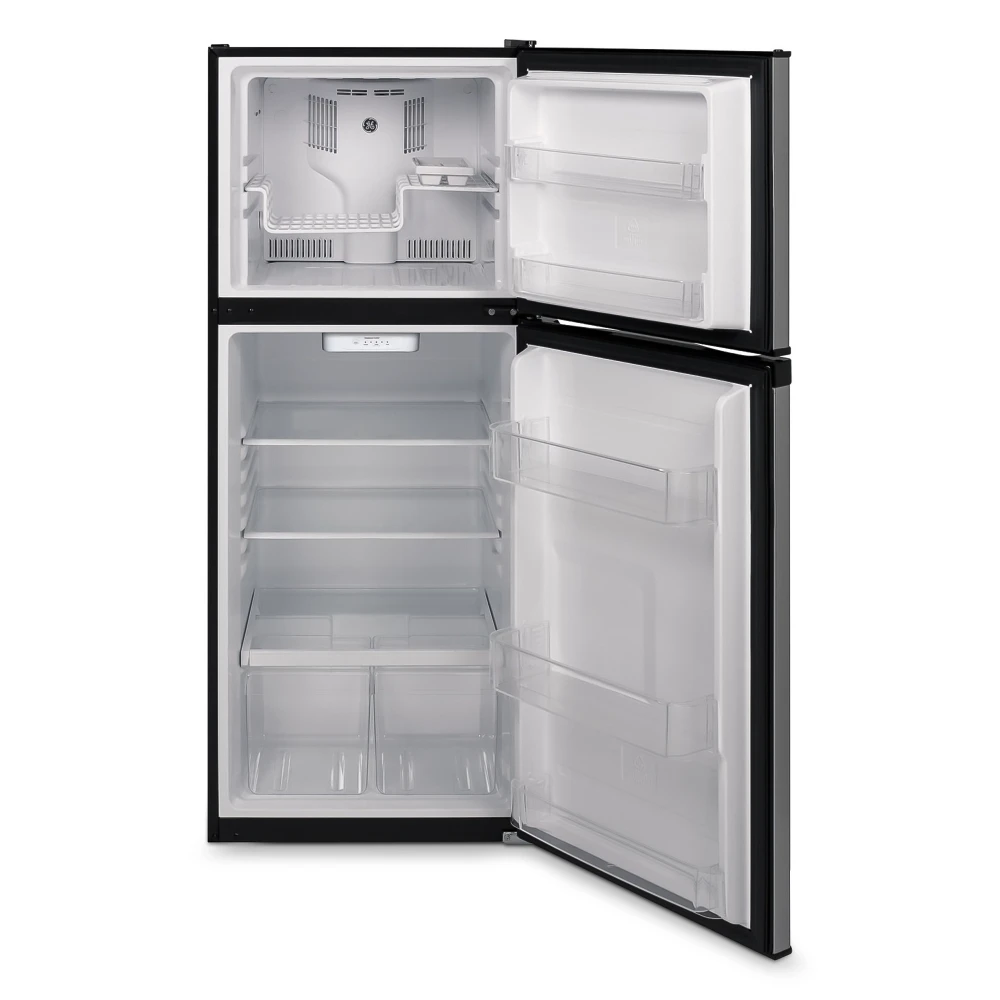 GE GPE12FSKSB 24" Top Freezer Refrigerator, 11.6 Cu. Ft., Stainless Steel