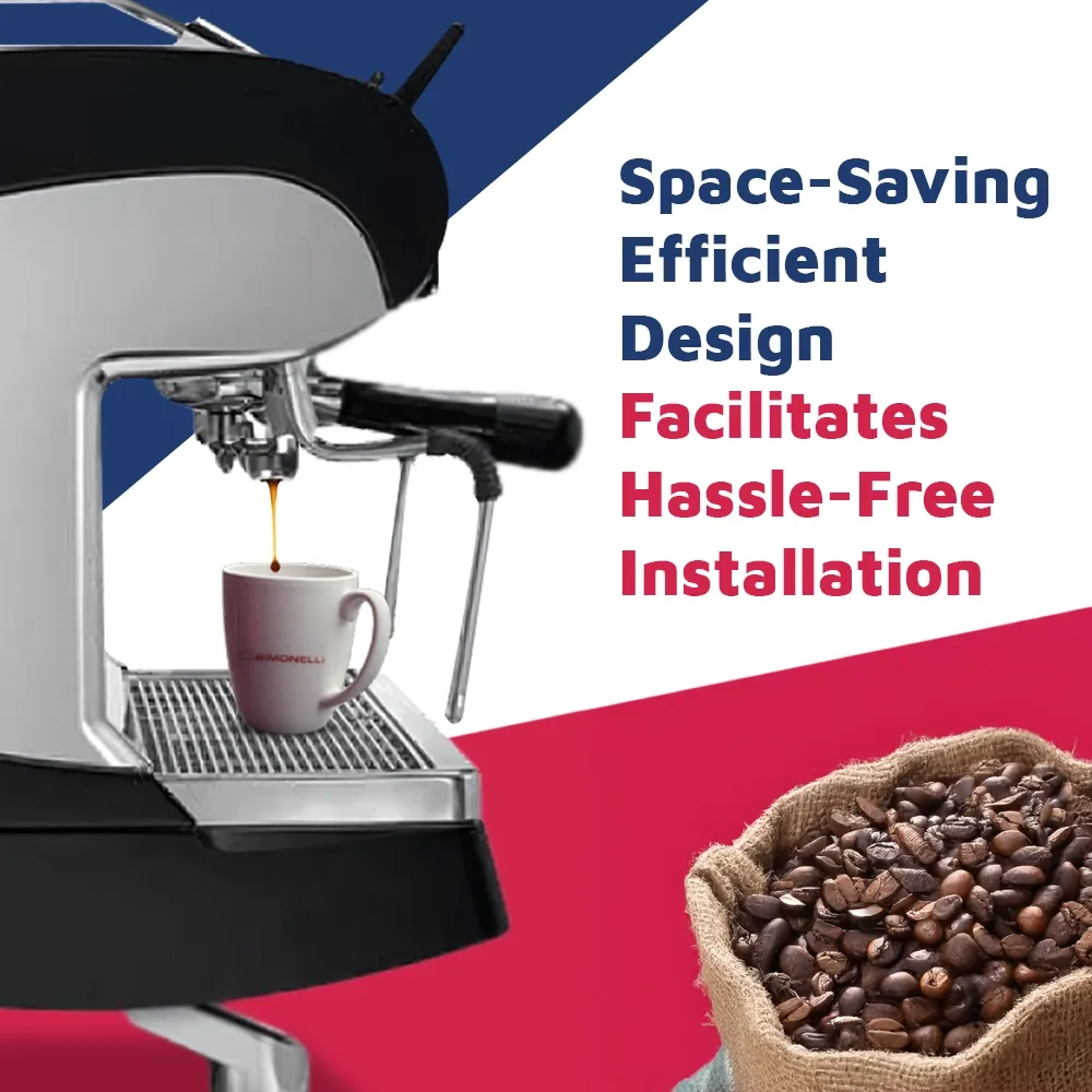 Nuova Simonelli three-group espresso machine with T3 tech and multi-boiler control delivers stable shots in a compact, durable design for cafés.