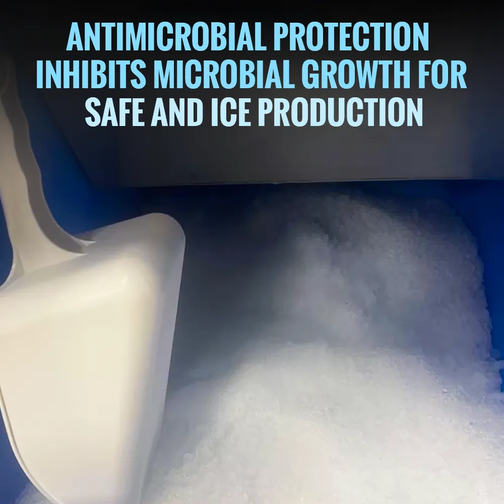 Ice-O-Matic remote cooled flake ice machine head without storage bin, ideal for high-volume ice needs in commercial operations.