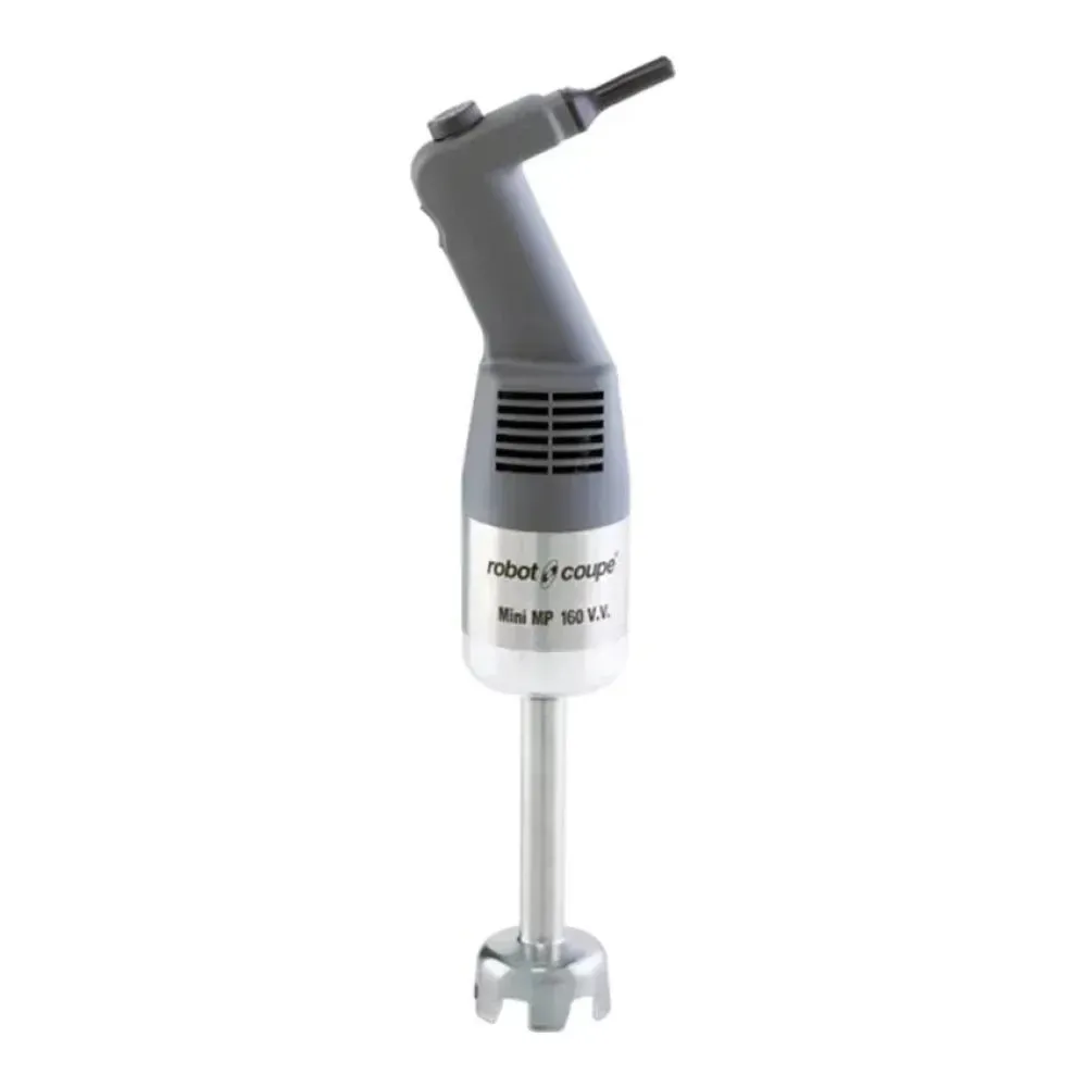 Robot Coupe ultra-compact hand blender for quick purees, emulsions, and dressings in kitchens with limited space or mobile operations.