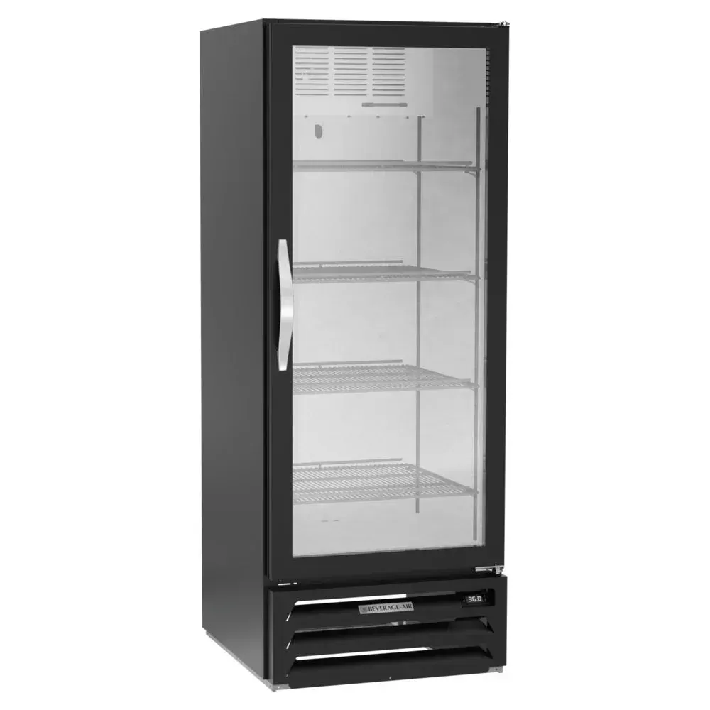 Beverage-Air double-section reach-in freezer with solid half doors and stainless steel finish, efficient for energy-conscious kitchen operations.