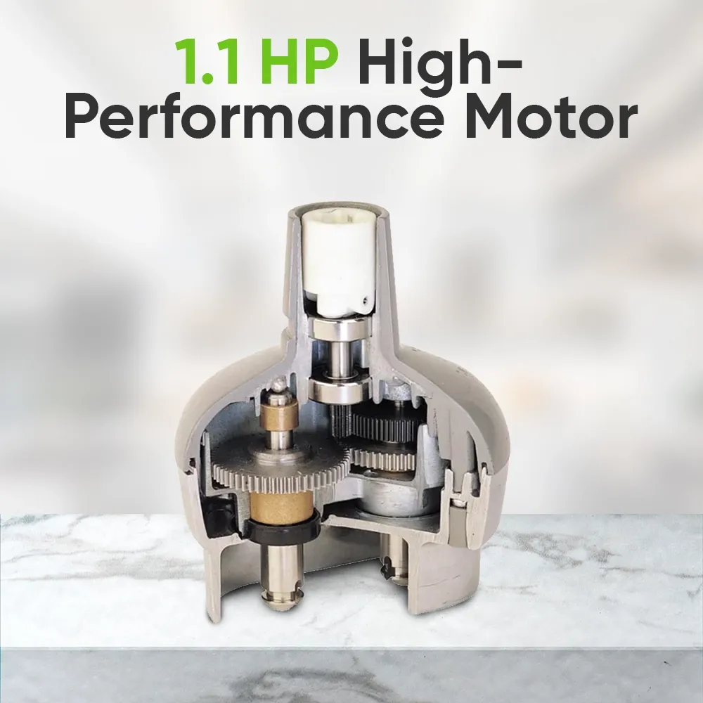 Robot Coupe variable speed immersion blender with stainless whisk for efficient emulsifying, mixing, and blending in commercial kitchens.