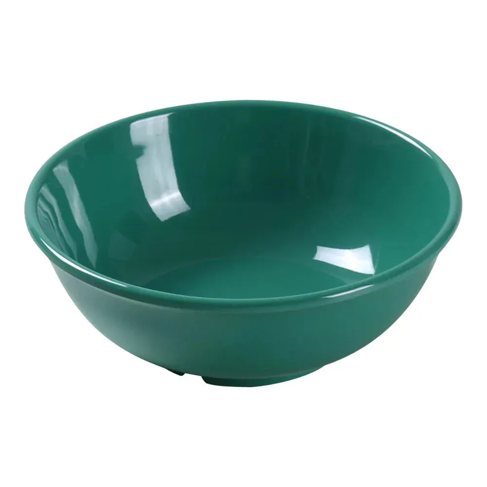 Refreshing Yanco China green salad bowl ideal for presenting fresh salads or fruits, bringing a vibrant natural feel to the table setup.