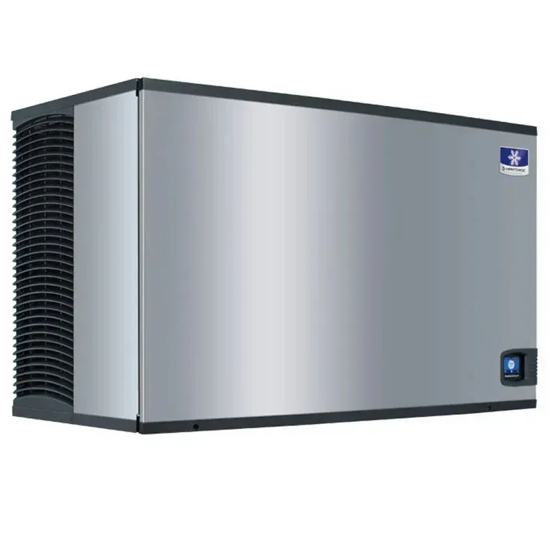 An air-cooled Manitowoc indigo nxt ice machine head engineered for producing half cube ice in high-traffic hotels and restaurants.