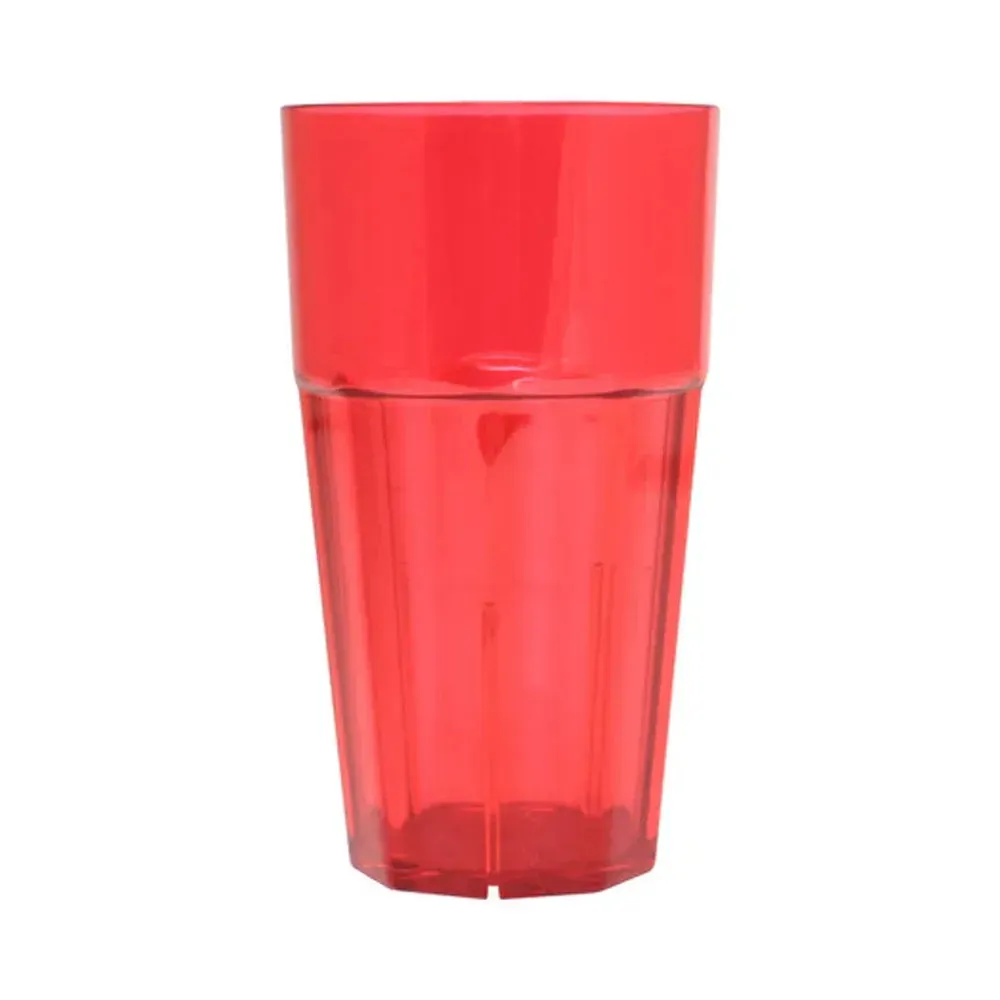 Thunder Group PLPCTB116RD 16 oz Diamond Tumbler Glass, Polycarbonate, Red