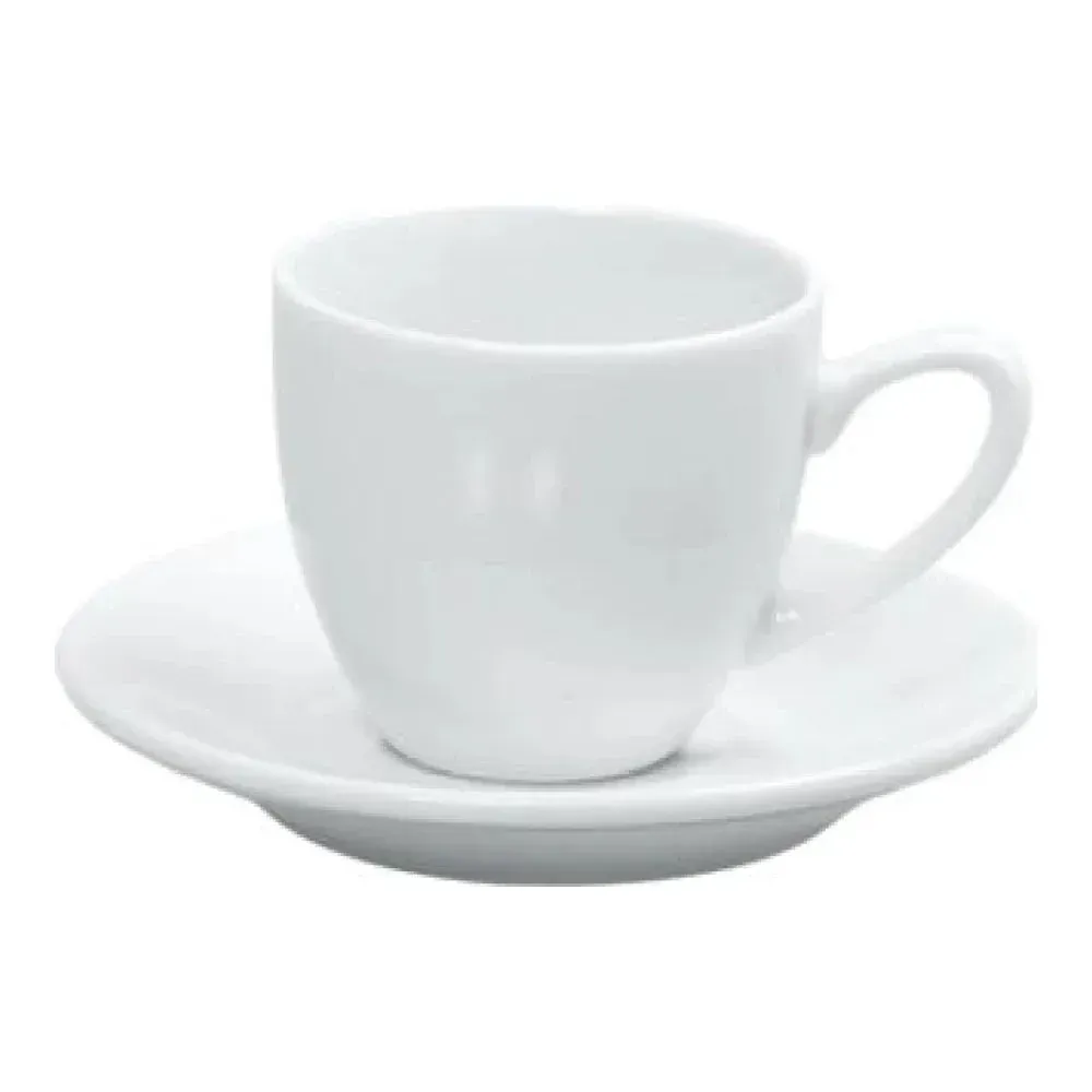 Yanco China classic white saucer that pairs seamlessly with cups for refined beverage service in hotels, restaurants, cafés, and catering use.