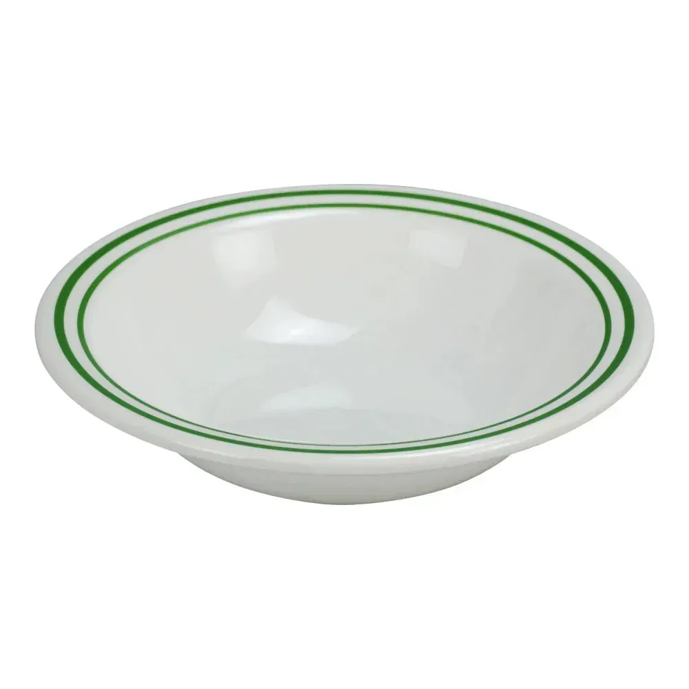 Yanco China pine tree melamine salad bowl ideal for fresh greens, pasta, or mixed salads, perfect for outdoor dining and rustic hospitality venues.