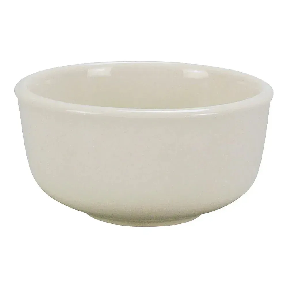 Yanco China generous white recovery jung bowl perfect for salads and entrées in healthcare settings, providing a deep, durable, and versatile design.