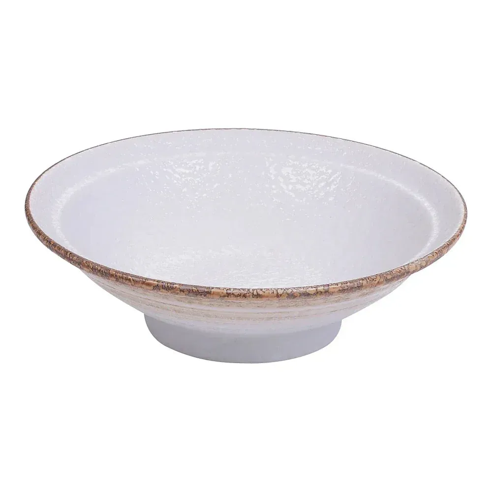 Yanco two-tone ramen bowl, durable and versatile, perfect for serving ramen, noodles, or hot dishes in restaurants and cafes.