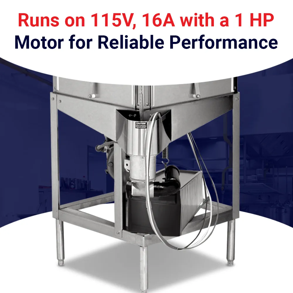 single-rack low-temp CMA dishwasher with efficient corner design, ideal for hotels, cafes, and catering kitchens needing quiet, compact sanitizing.