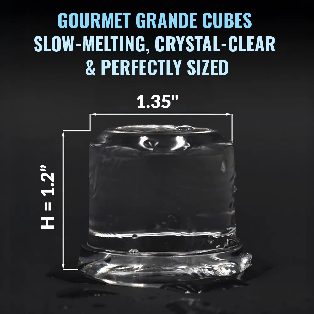 Ice-O-Matic air cooled undercounter gourmet cube ice machine with small storage bin, designed for compact commercial spaces.