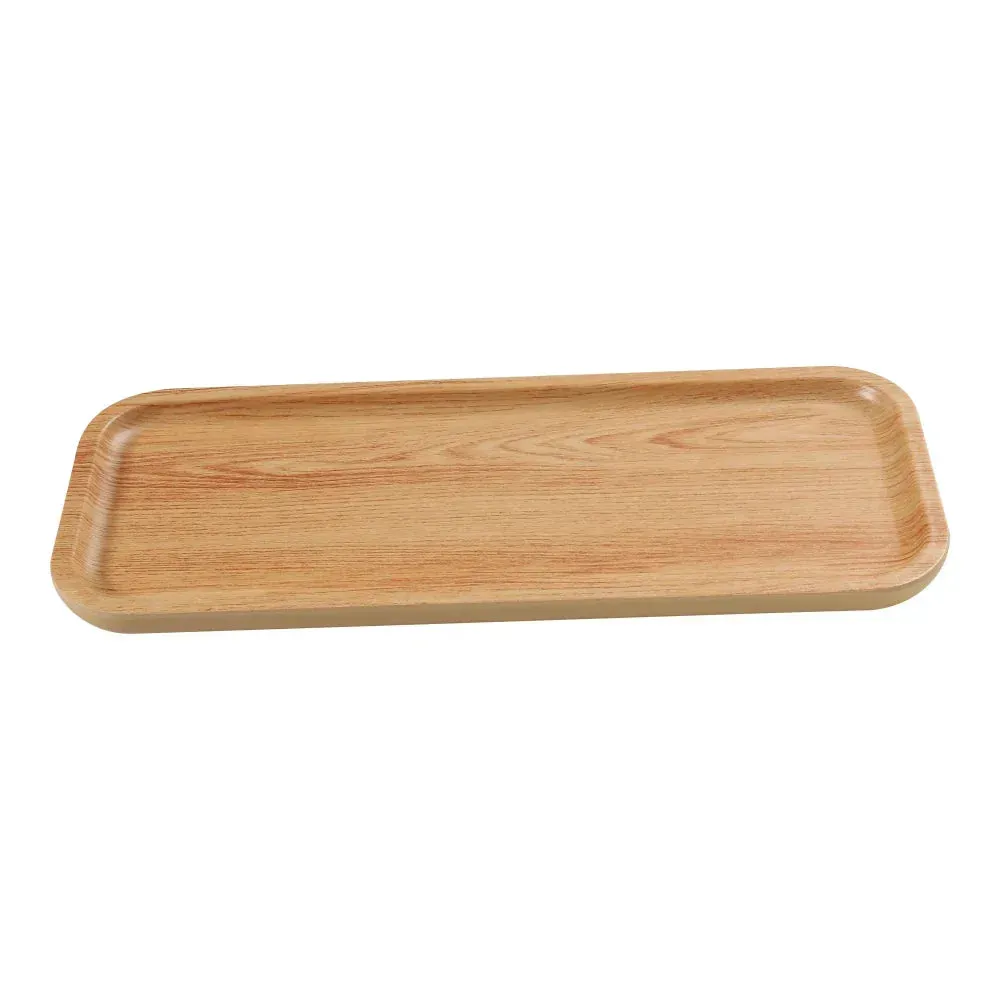 Yanco China medium wooden tray, perfect for presenting dishes with a warm, cozy touch while elevating everyday dining experiences.