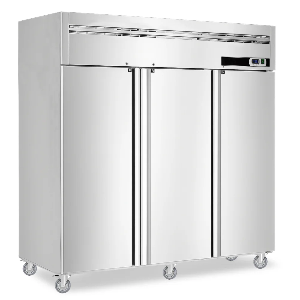 ChillCore Series 73" Reach-In Refrigerator, 3 Sections, Stainless Steel, 1 Year Warranty