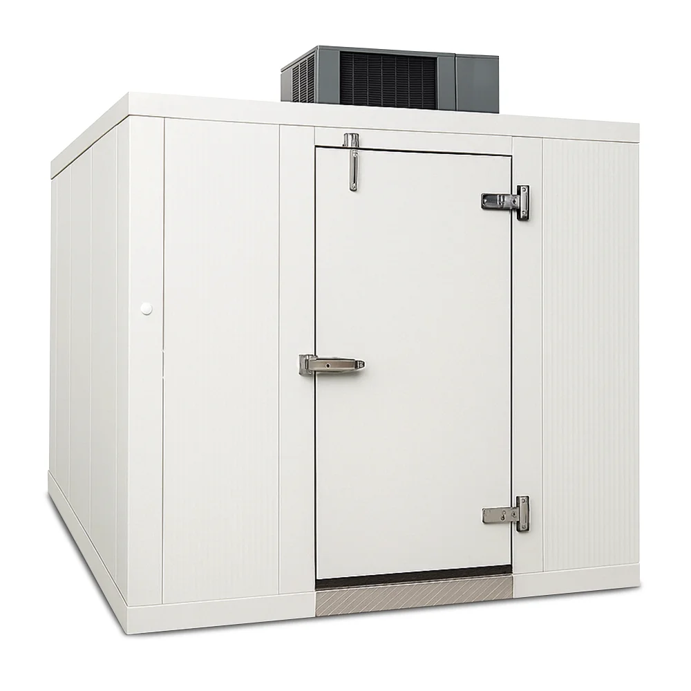 PolarBox Series 10' x 10' Quick Ship Walk-In Freezer With Floor & Remote Refrigeration