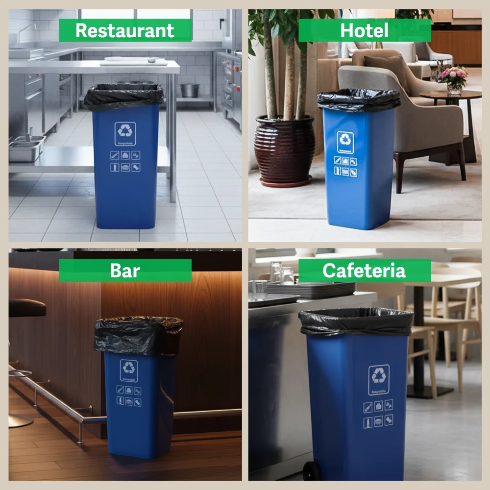 TrashGuard Series 60 Gallon 2.4 EQ MIL 38" x 58" Low-Density White Trash Bag / Can Liner, 100 Bags/Case