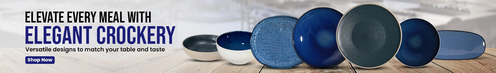 Beautiful glazed blue ceramic tableware set on wooden surface, enhancing modern dining aesthetics with versatile plate and bowl designs.